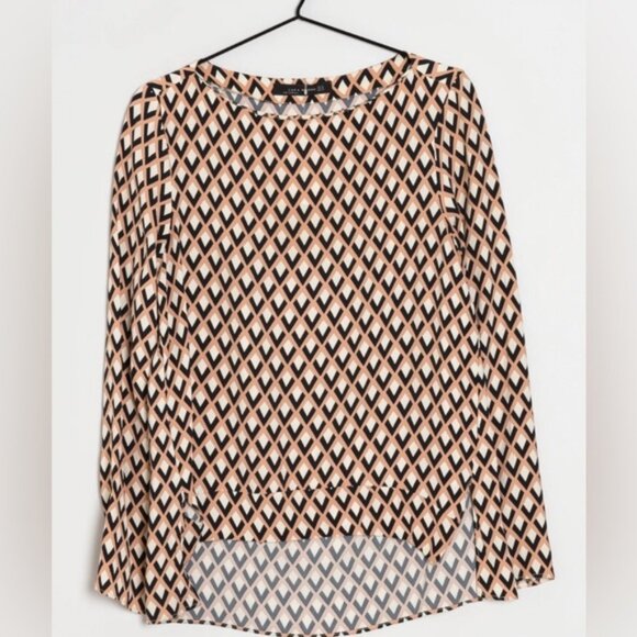 ZARA WOMEN LONG SLEEVE LIGHT BLOUSE IN SIZE SMALL - Picture 3 of 7